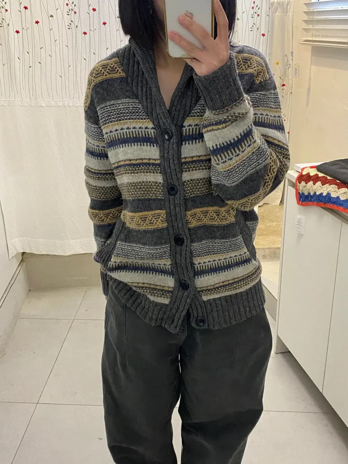 빈티지 윈터 니트 가디건 Man M (12167) 상품이미지2