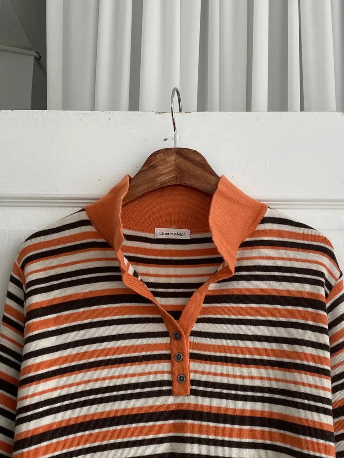 빈티지 스트라이프 카라 니트 Woman M (12168) 상품이미지4