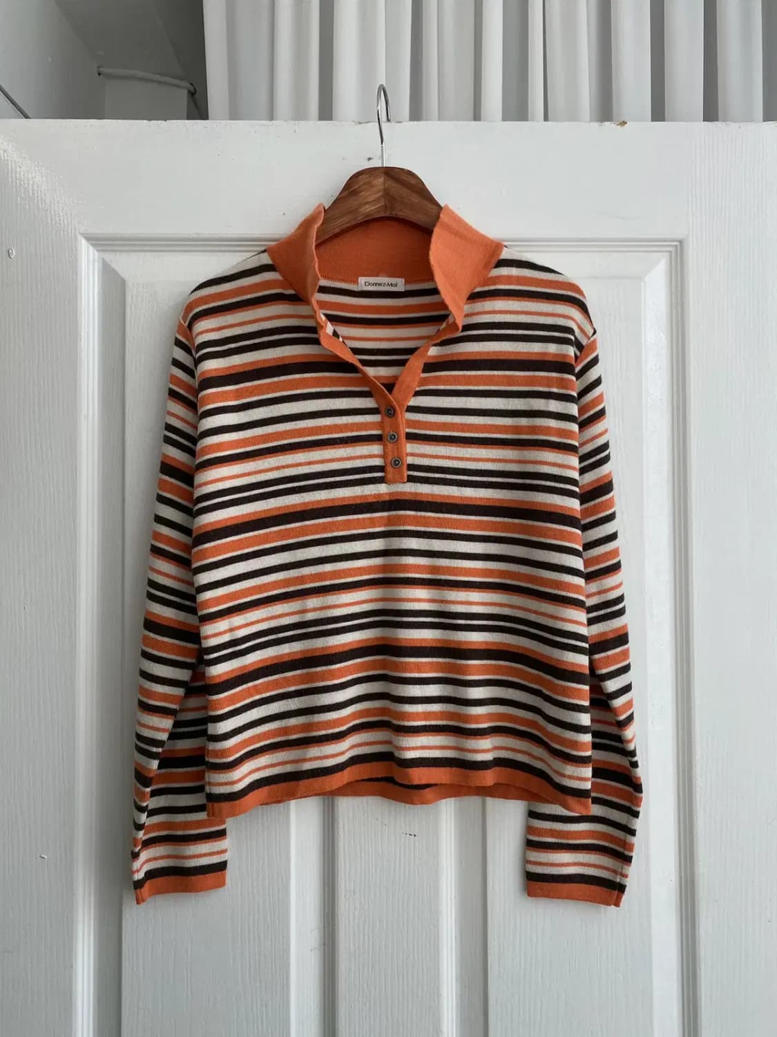 빈티지 스트라이프 카라 니트 Woman M (12168) 상품이미지5