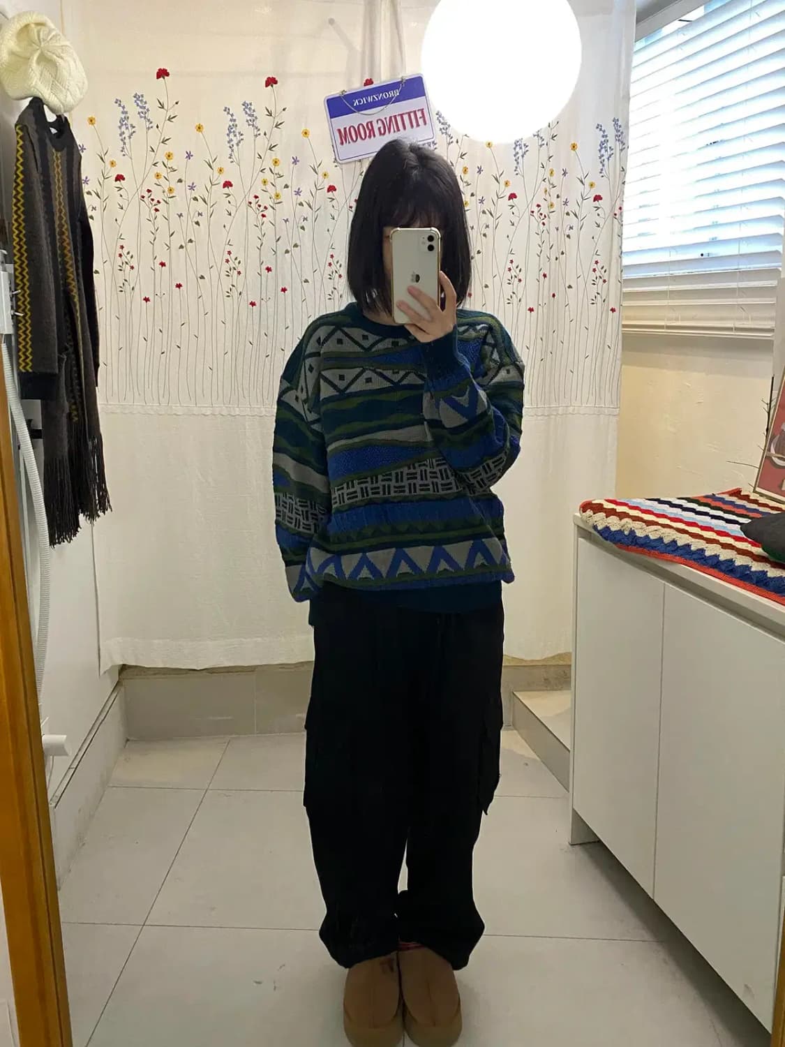 - 빈티지 패턴 니트 Man L [12172] 상품이미지2