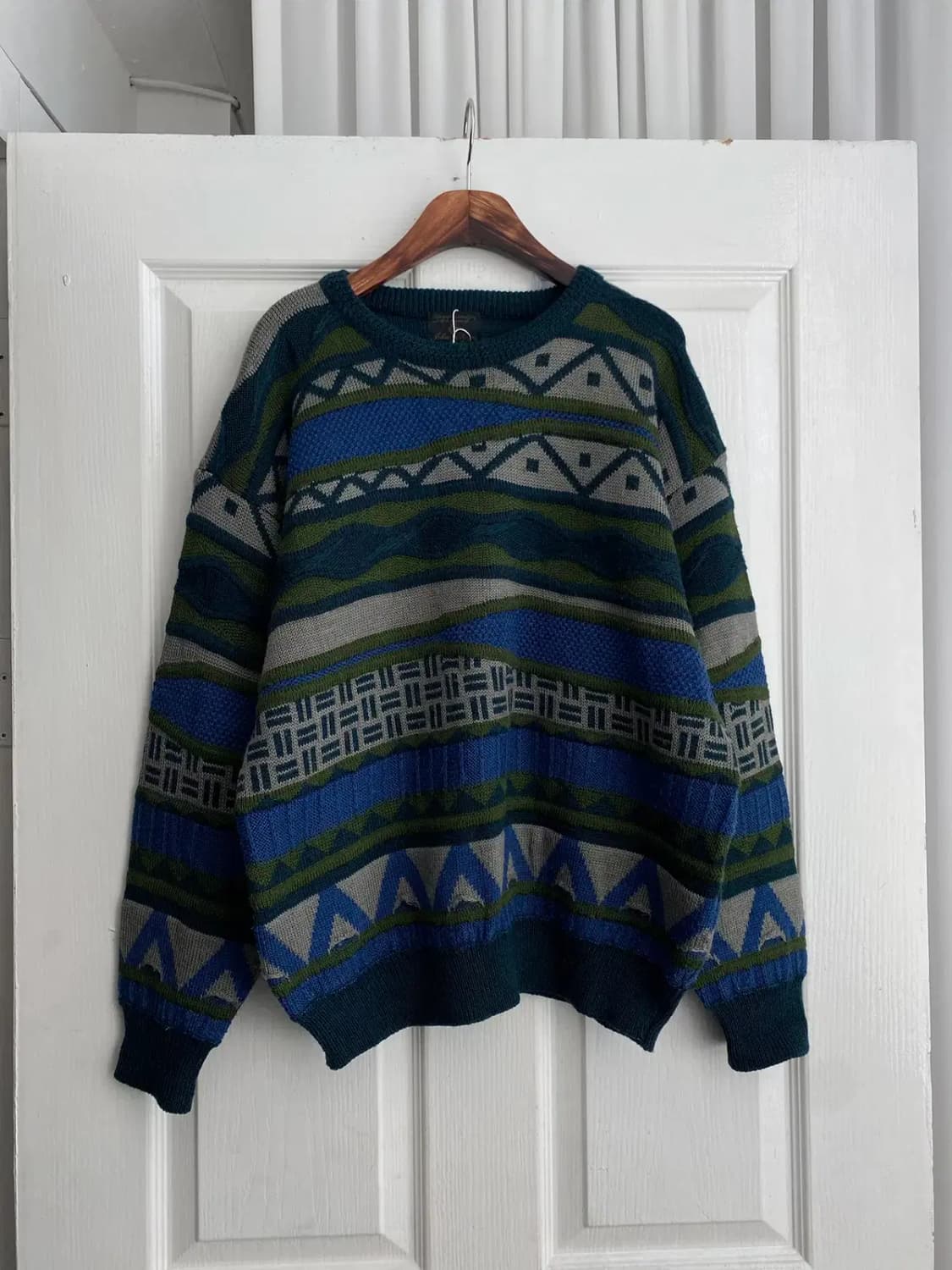 - 빈티지 패턴 니트 Man L [12172] 상품이미지3