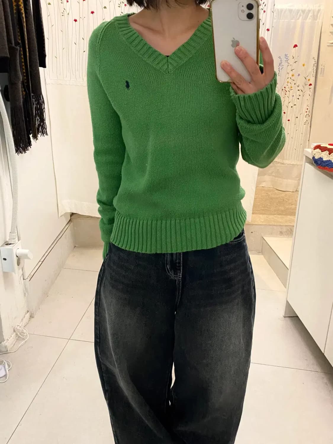 폴로 랄프로렌 브이넥 니트 (Woman L) [12183] 상품이미지1