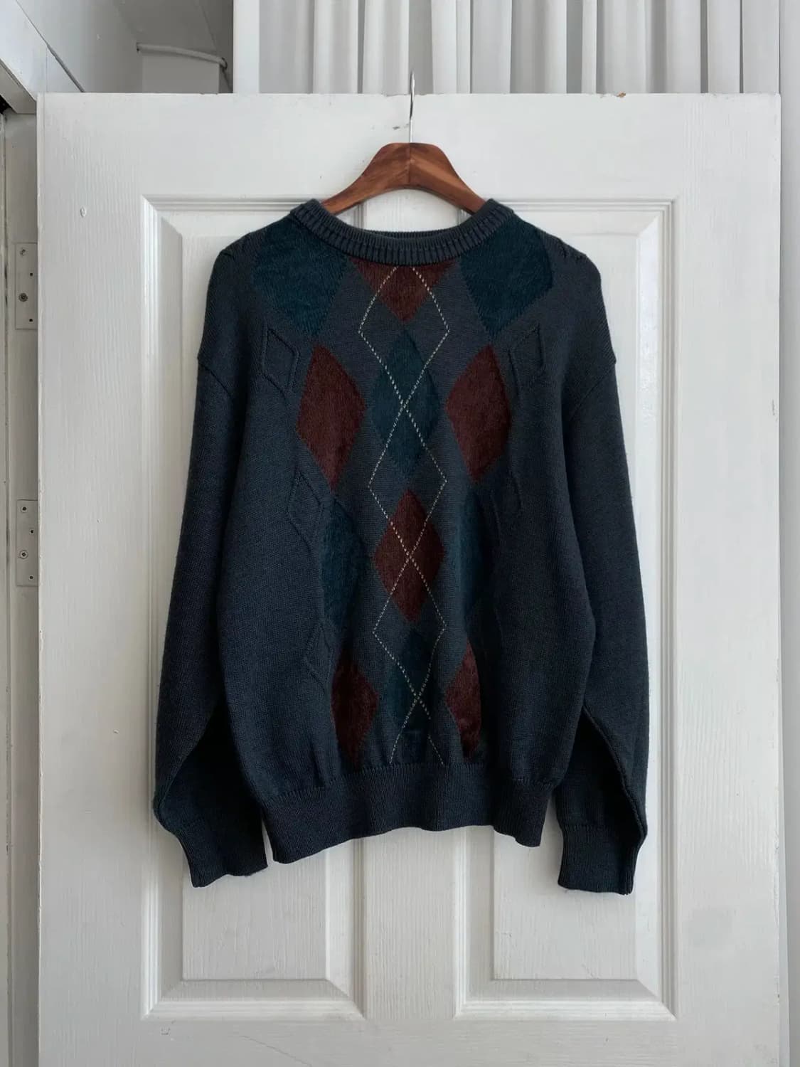 빈티지 아가일 패턴 니트 (Man M) [12211] 상품이미지3