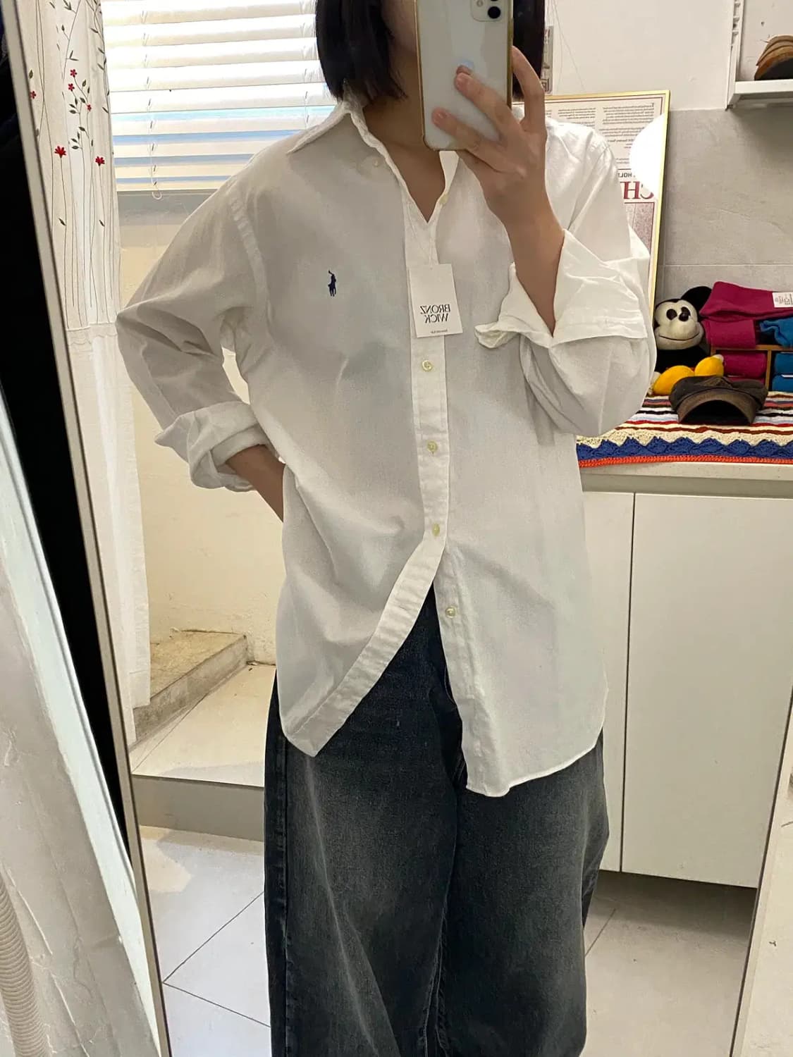 폴로 랄프로렌 솔리드 셔츠 (Man L)  [12226] 상품이미지1