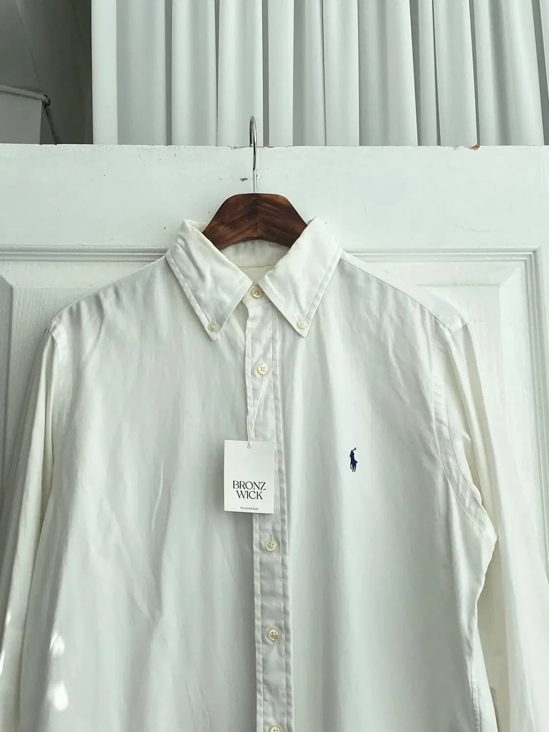 폴로 랄프로렌 솔리드 셔츠 (Man L)  [12226] 상품이미지3