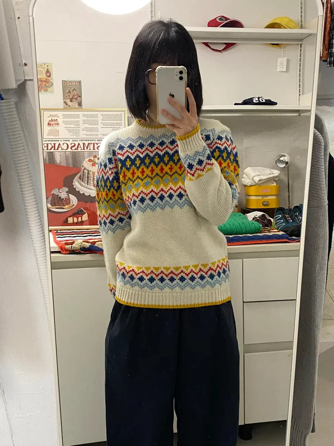 빈티지 노르딕 니트 (Woman L)  [12251] 상품이미지2