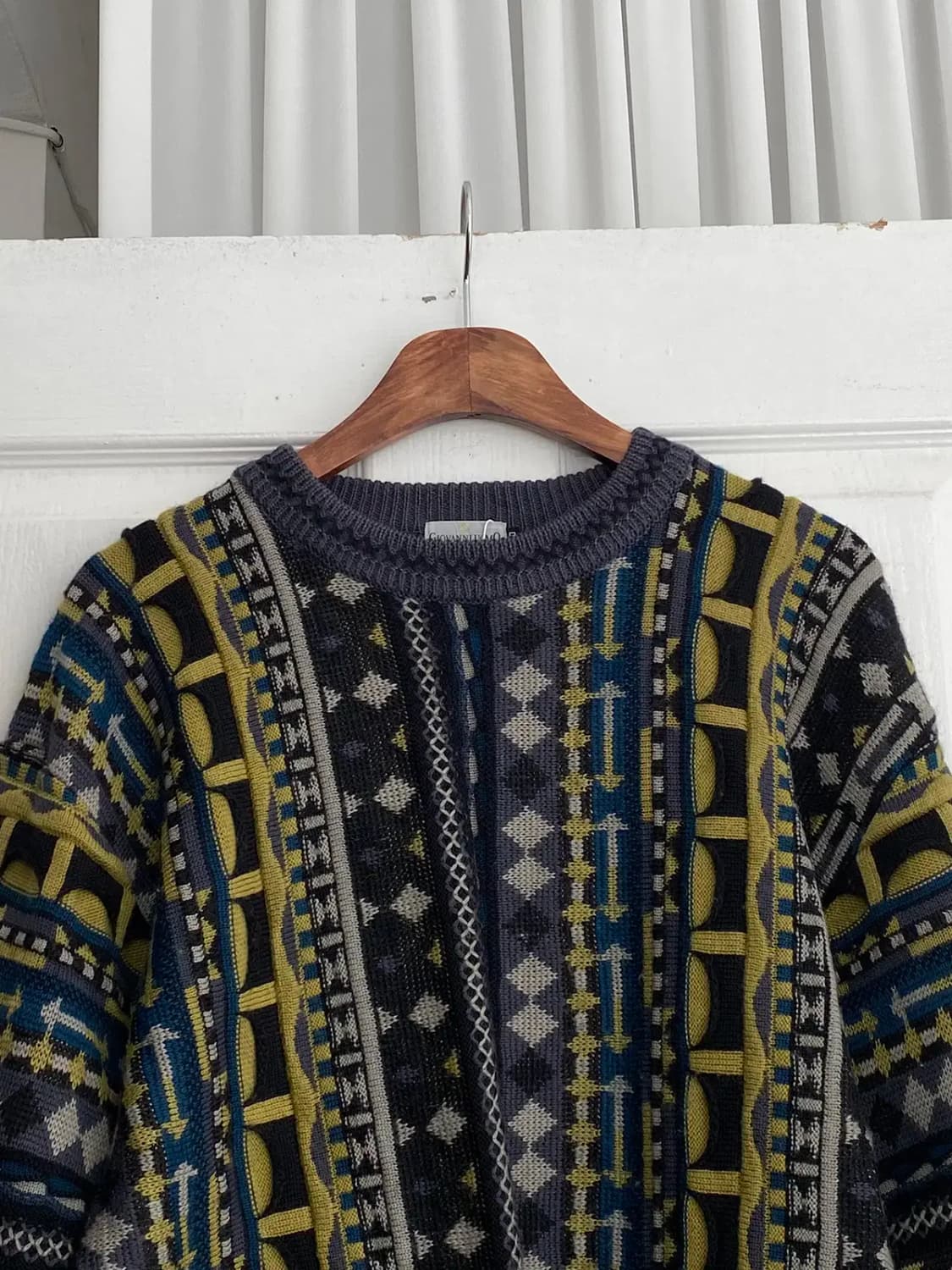 빈티지 아가일 패턴 니트 (Man M)  [12272] 상품이미지3