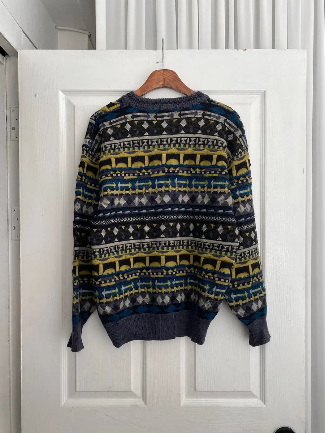 빈티지 아가일 패턴 니트 (Man M)  [12272] 상품이미지5