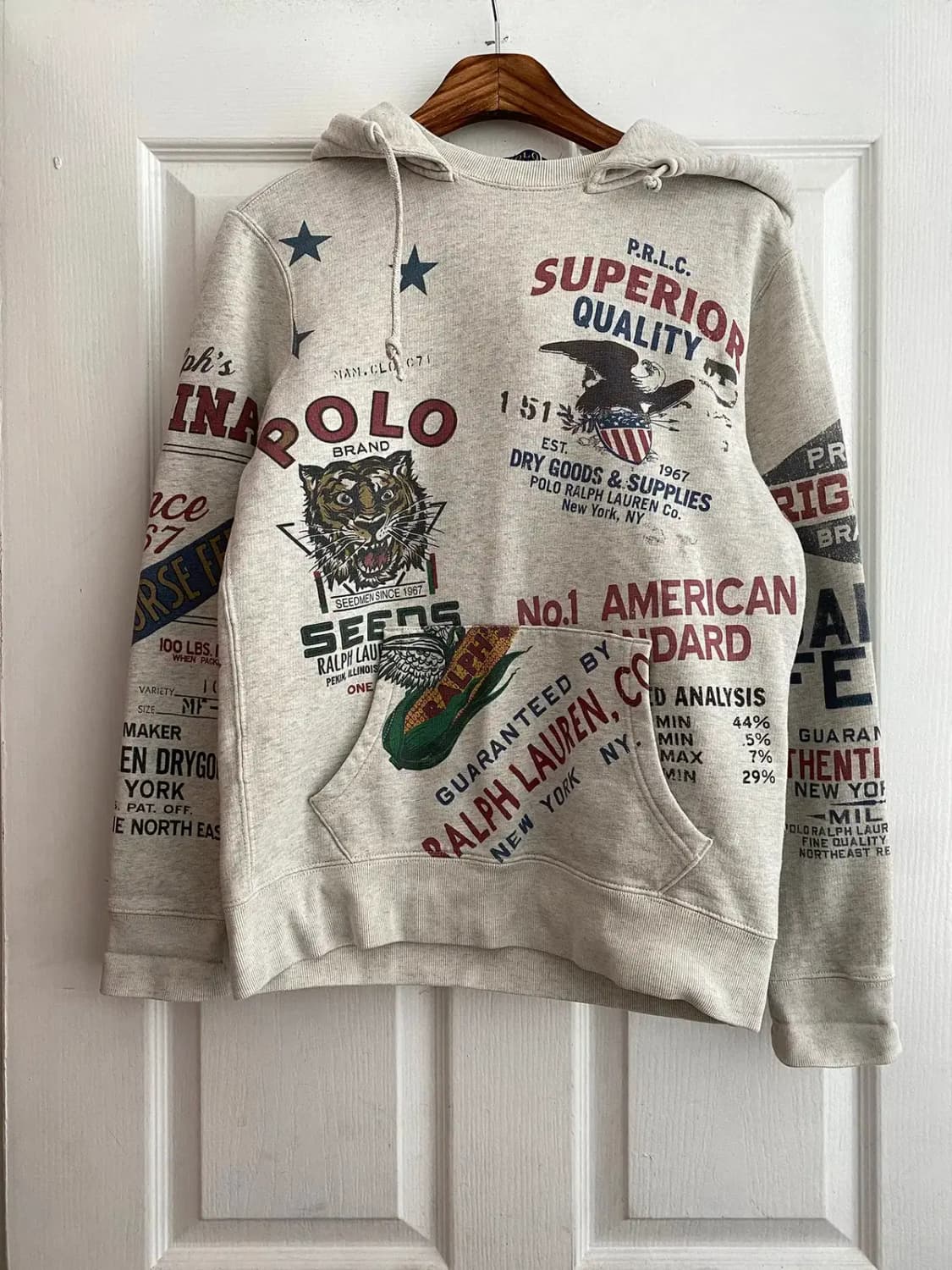 폴로 랄프로렌 패턴 기모 후드티 (Man M) / [12282] 상품이미지2