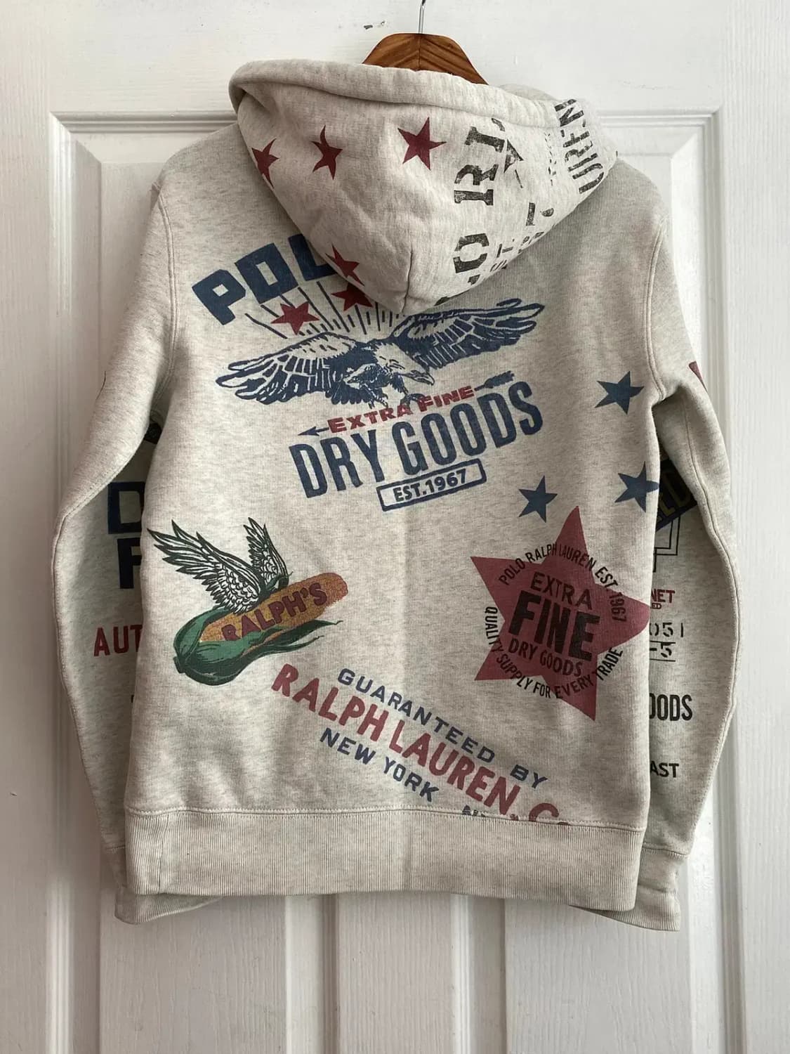 폴로 랄프로렌 패턴 기모 후드티 (Man M) / [12282] 상품이미지5