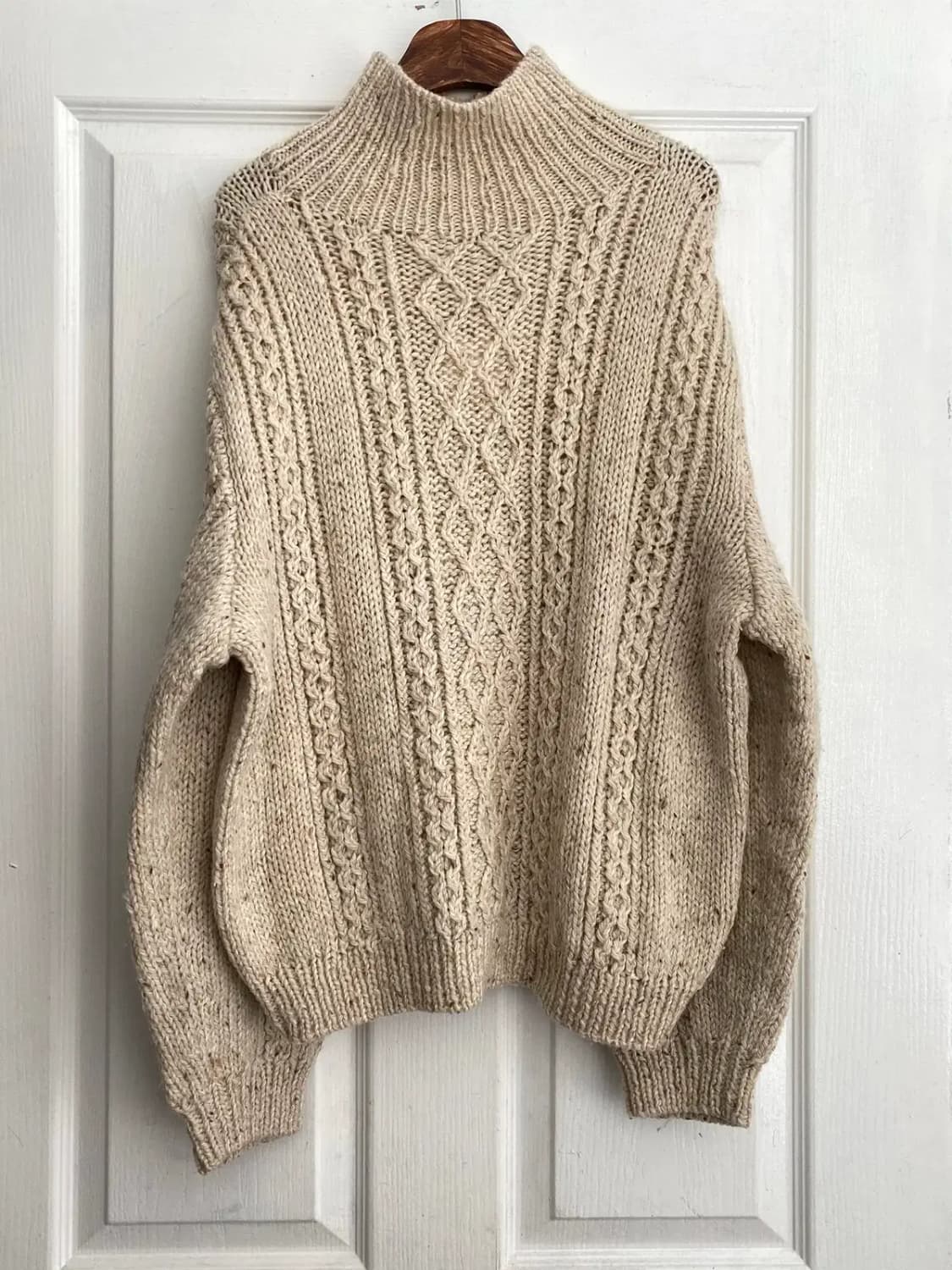 빈티지 폴라 꽈배기 니트 (Woman XL)  [12298] 상품이미지6