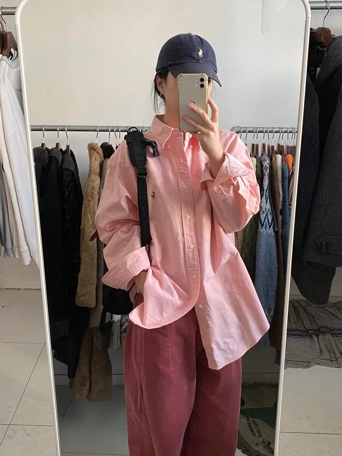 폴로 랄프로렌 솔리드 셔츠 (Man 2XL) [12315] 상품이미지1