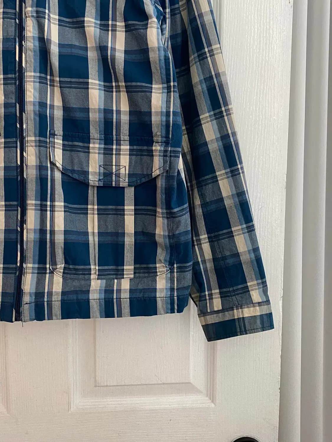 스노우 피크 코튼 체크 후드 집업 (Man L) [12327] 상품이미지4