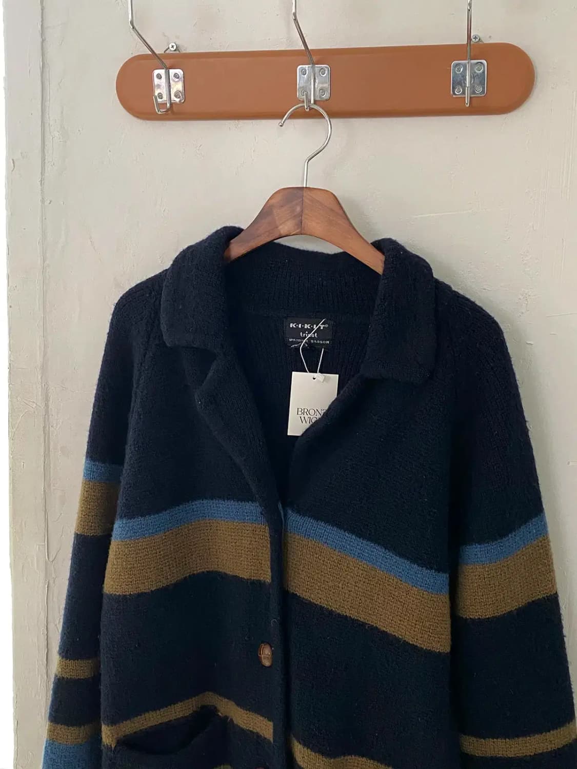 빈티지 스트라이프 울 니트 가디건 (Man M)[12337] 상품이미지1