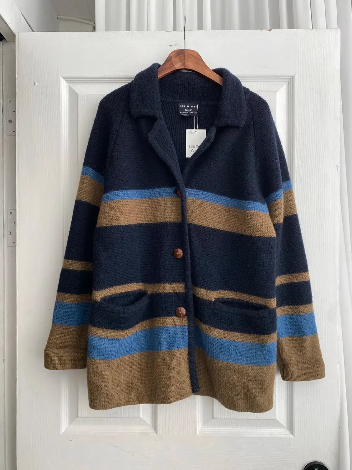 빈티지 스트라이프 울 니트 가디건 (Man M)[12337] 상품이미지3