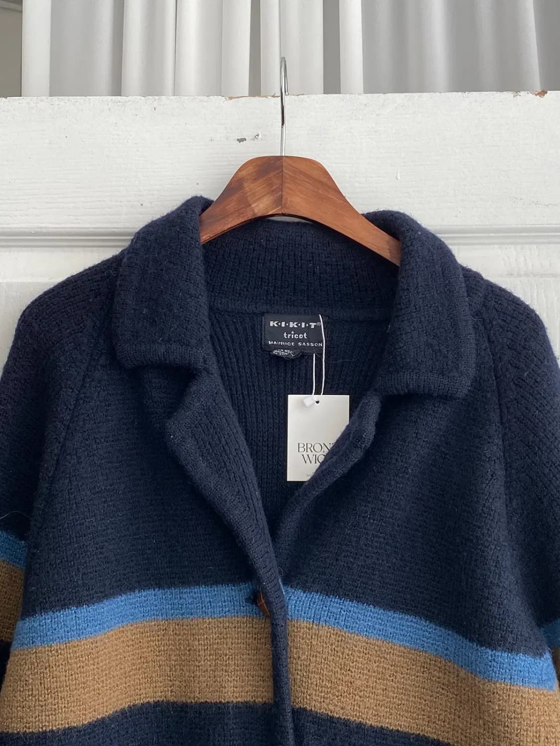 빈티지 스트라이프 울 니트 가디건 (Man M)[12337] 상품이미지4