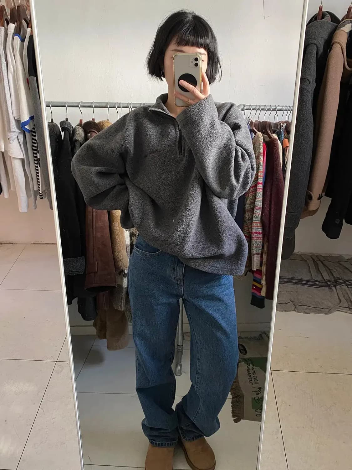 폴로 랄프로렌 후리스 반집업 (Man L)  [12345] 상품이미지1