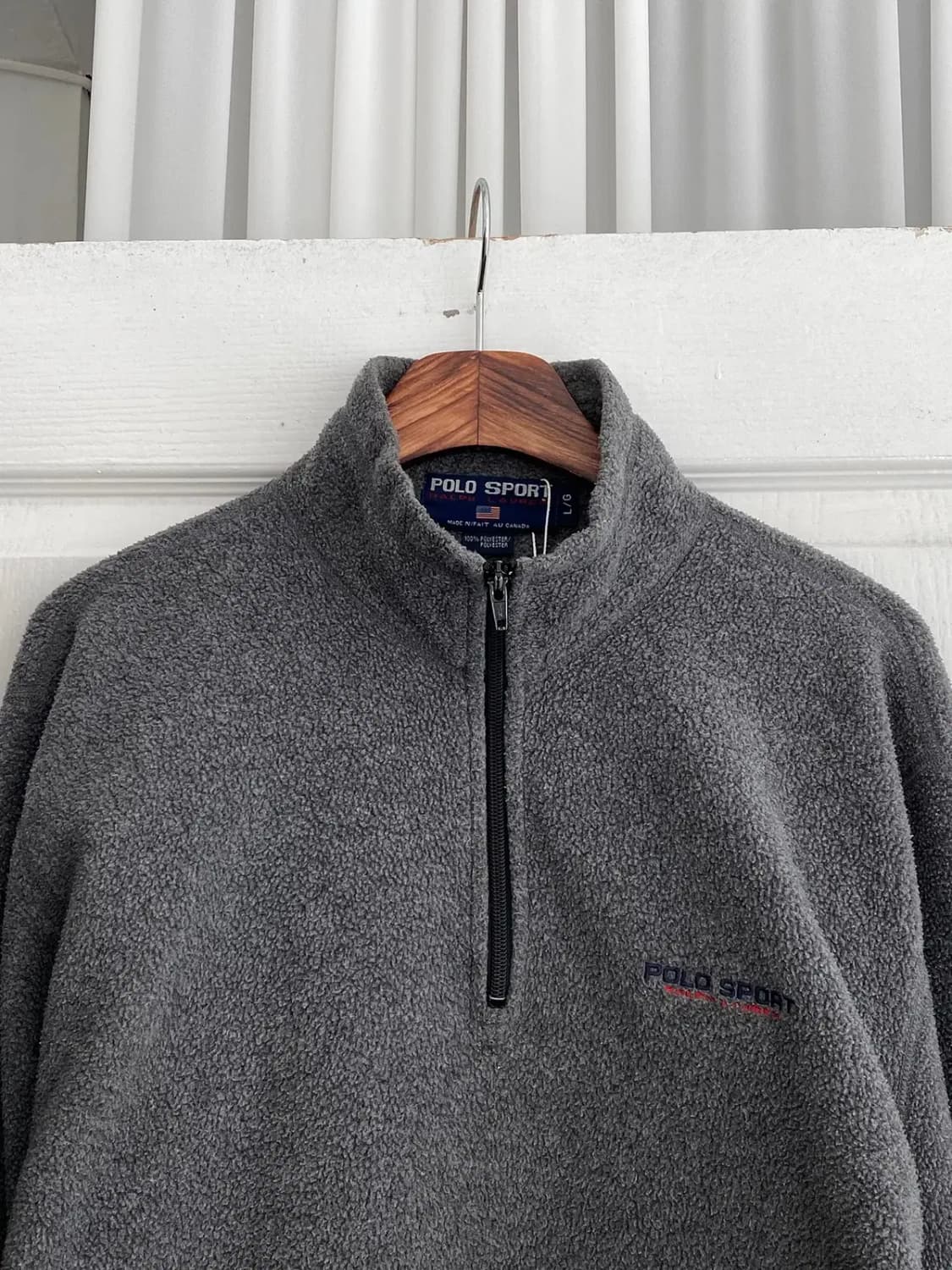 폴로 랄프로렌 후리스 반집업 (Man L)  [12345] 상품이미지3