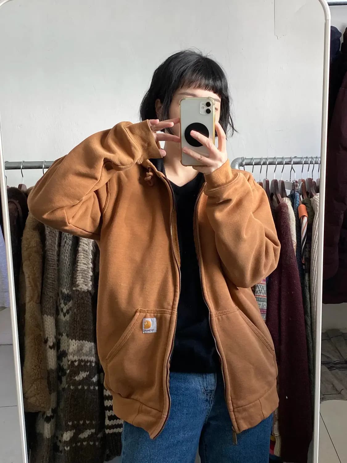 칼하트 후드 집업 (Man L) [12348] 상품이미지1