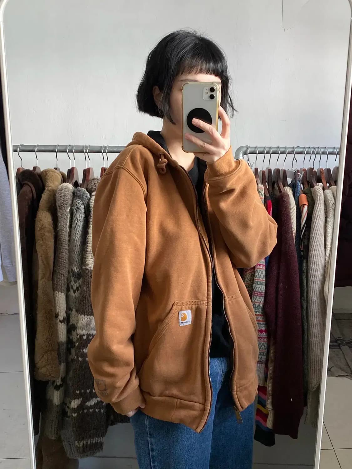 칼하트 후드 집업 (Man L) [12348] 상품이미지2