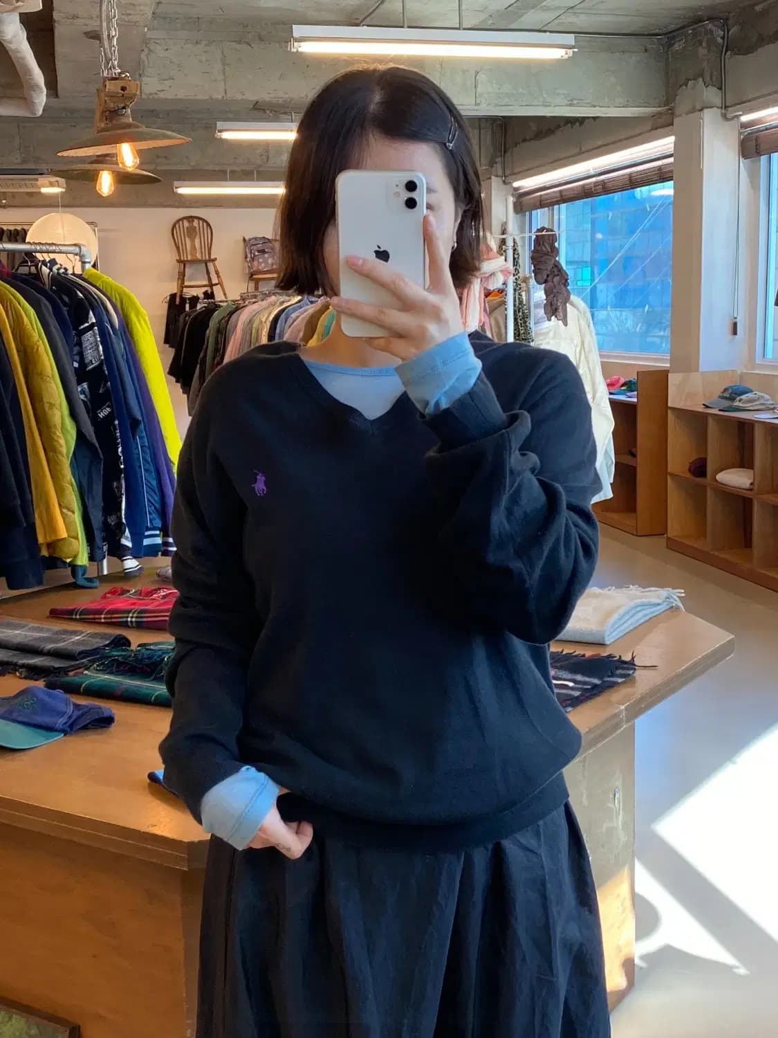 폴로 랄프로렌 브이넥 니트 (Man L) B0803 상품이미지1