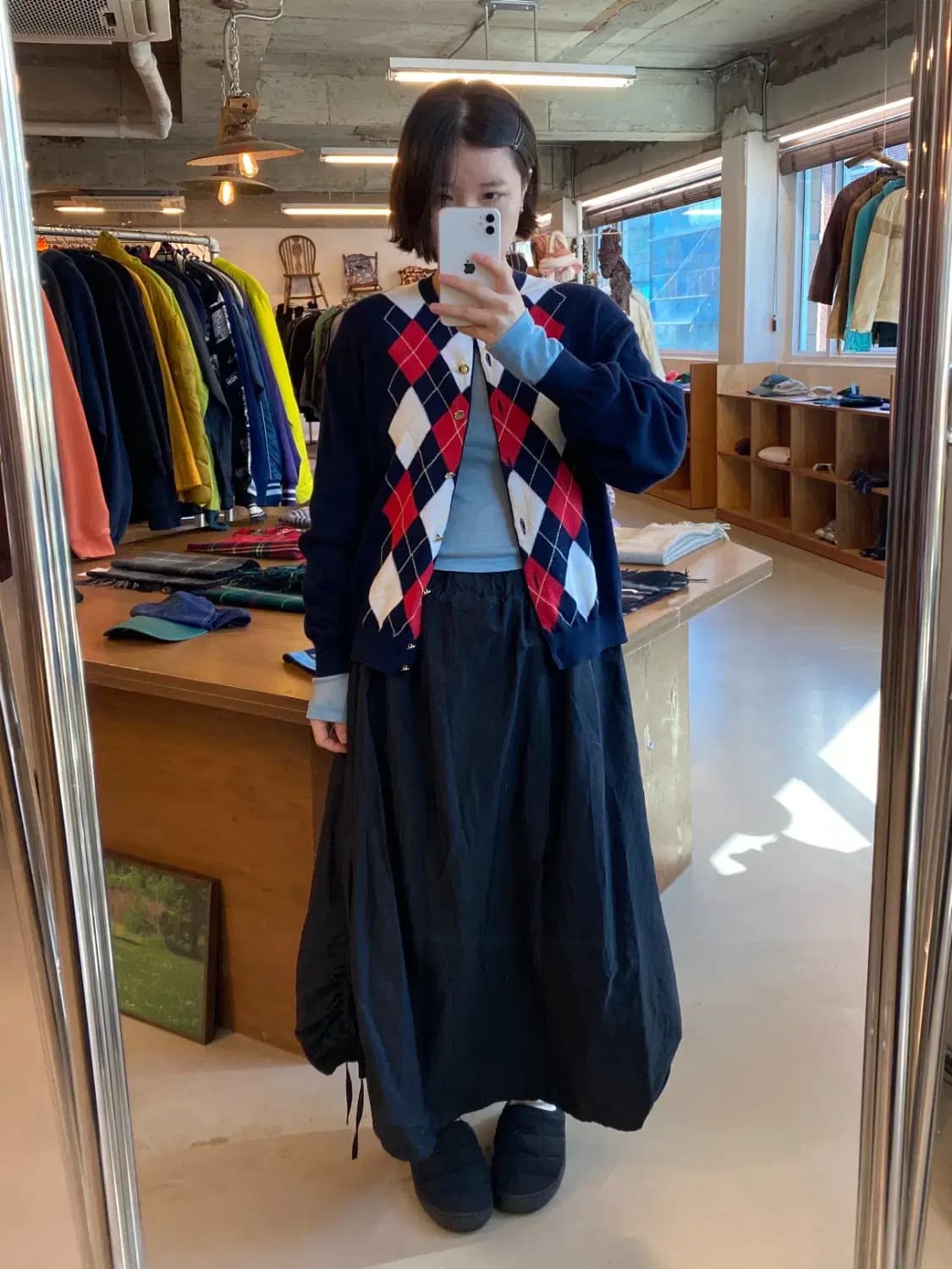 버버리 아가일 가디건 (Woman M) B0800 상품이미지1