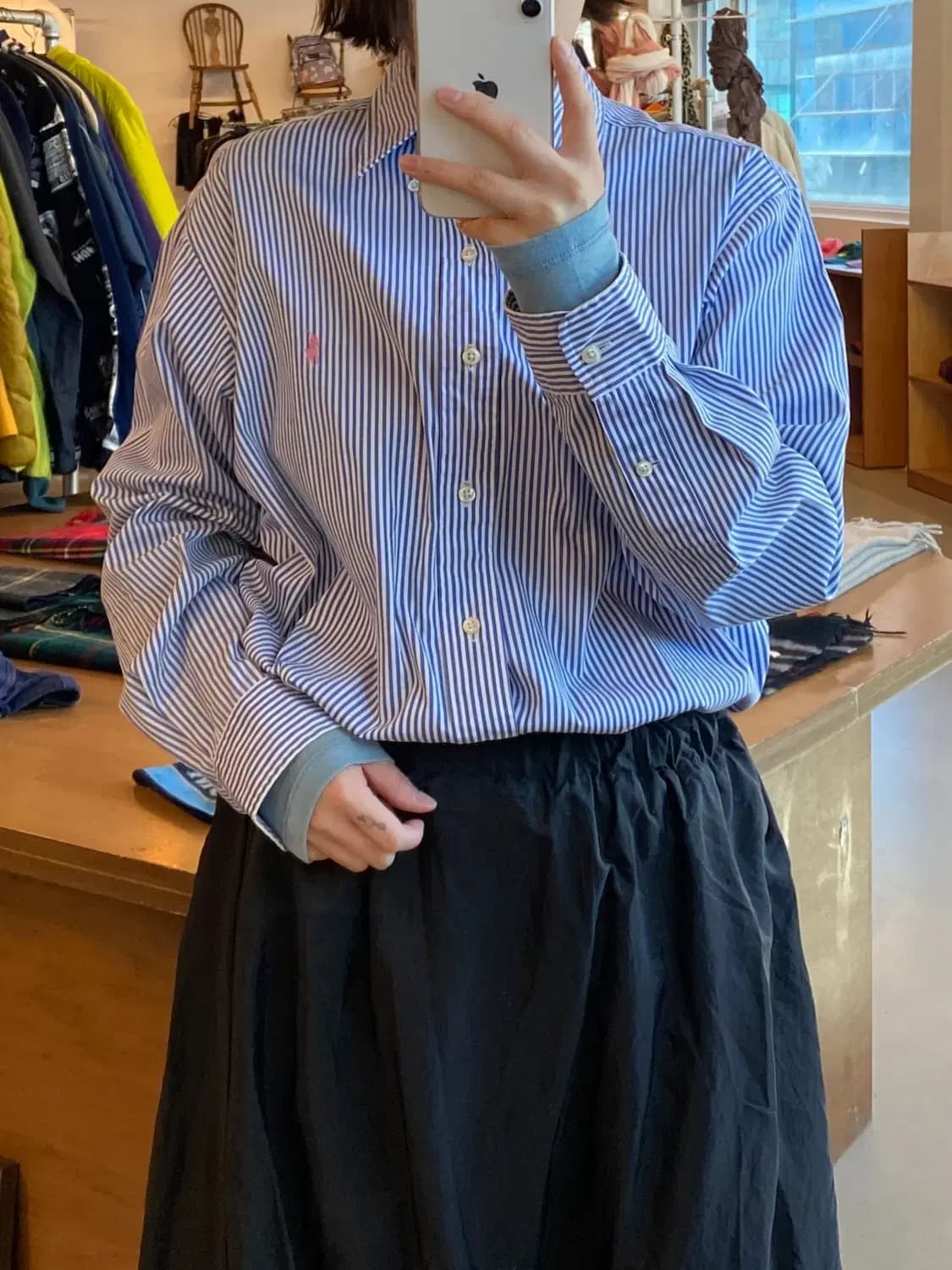 폴로 랄프로렌 스트라이프 셔츠 (Man L) B0799 상품이미지1