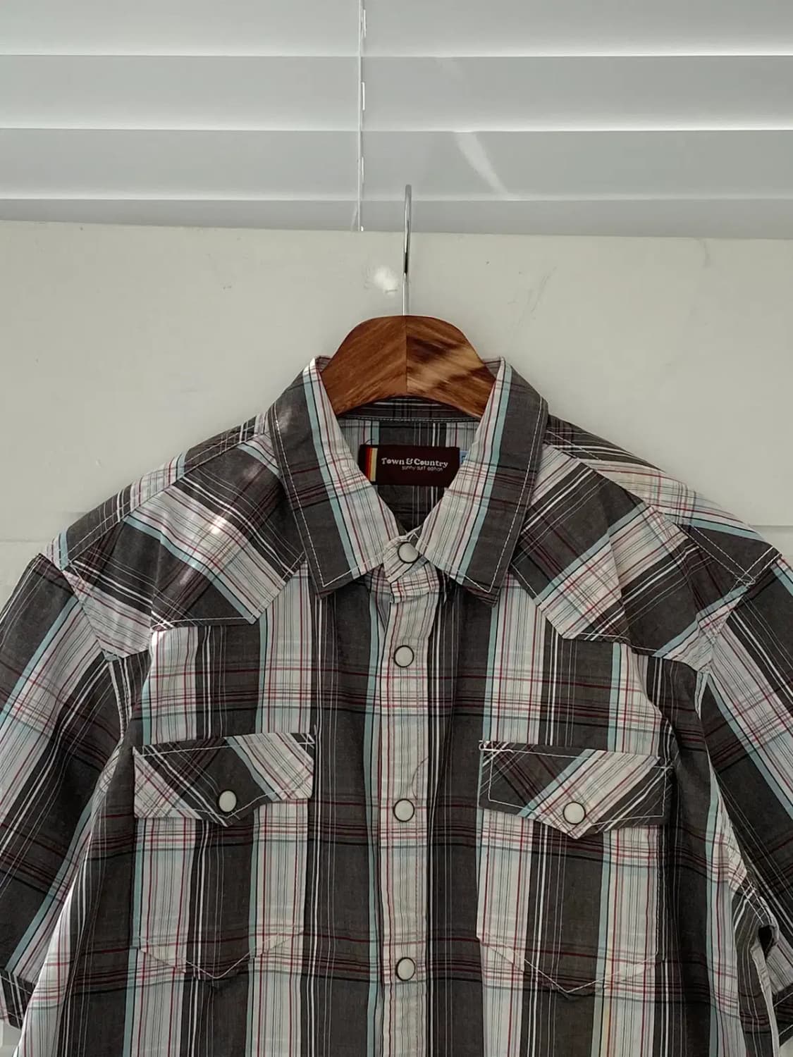 Town & Country 1/2 체크 셔츠 (Man M) 12370 상품이미지4