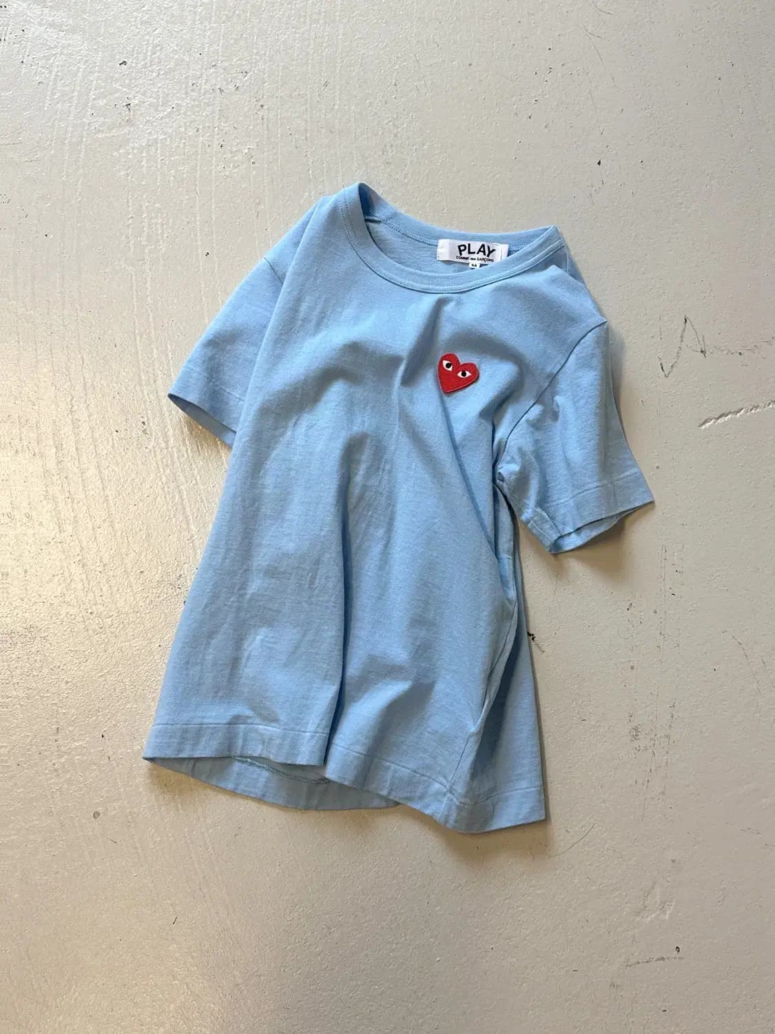 꼼데가르송 1/2 티셔츠 (Woman S) B0797 상품이미지1