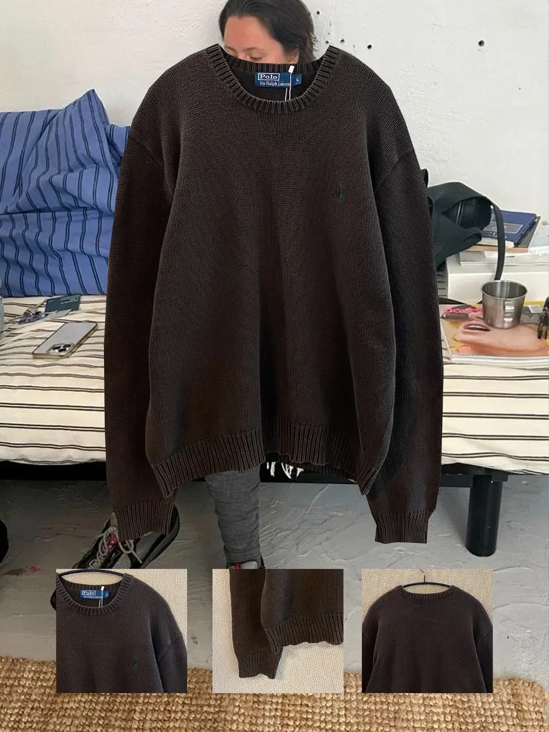 폴로 랄프로렌 라운드 니트 (Man M) B0795 상품이미지1
