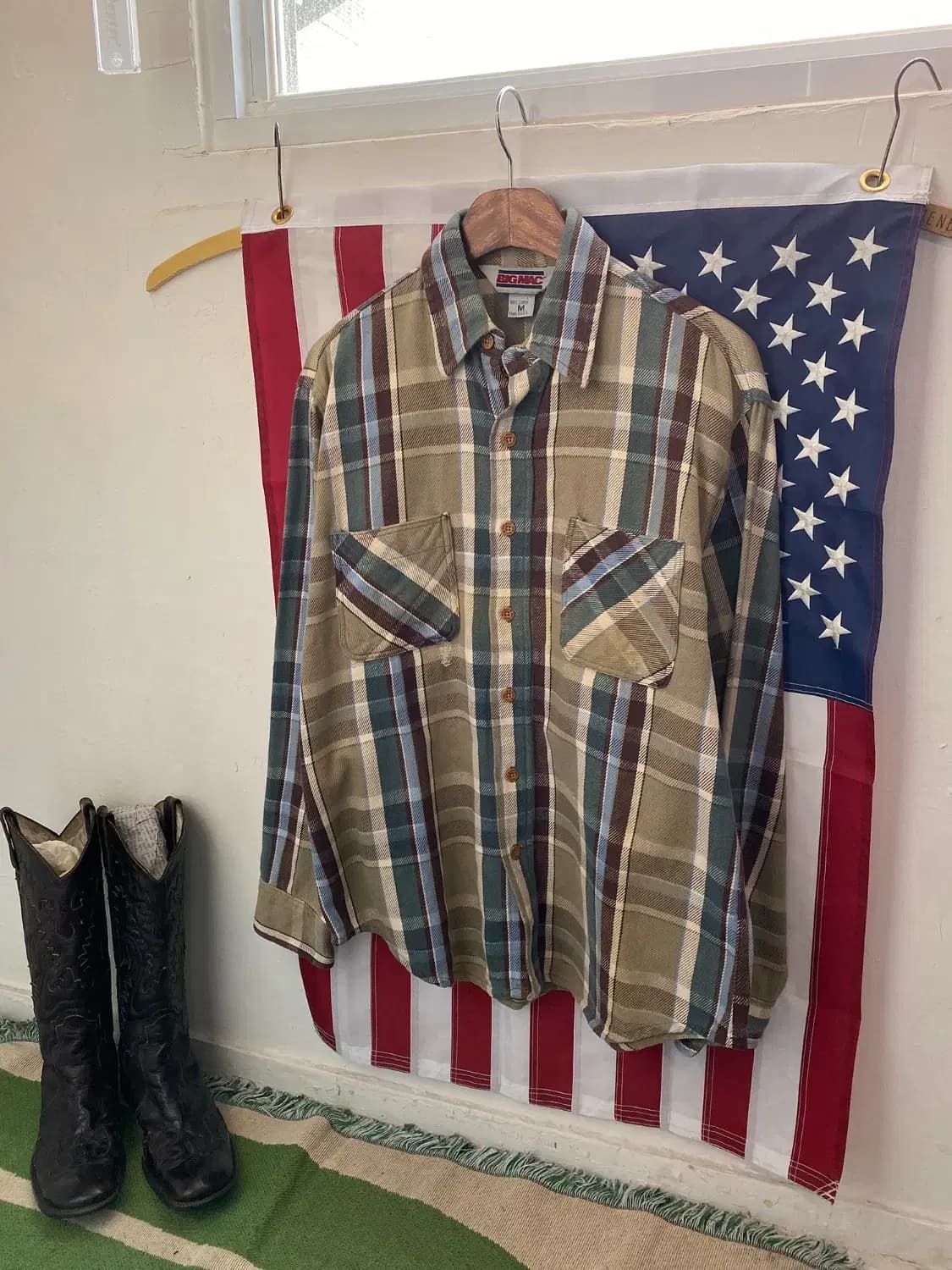 BigMac 포켓 체크 셔츠 (Man M) 12397 상품이미지1