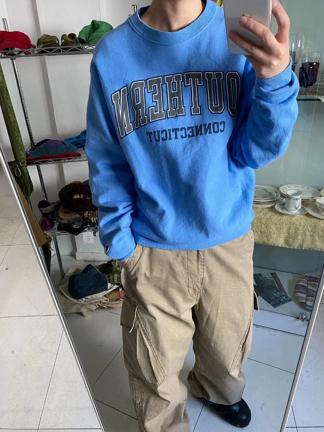 챔피온 리버스위브 기모 맨투맨 (Man M) 12396 상품이미지1