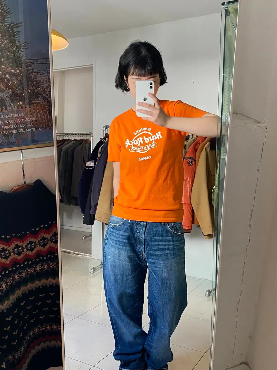 하드락 프린팅 1/2 티셔츠 (Woman M) 12393 상품이미지2