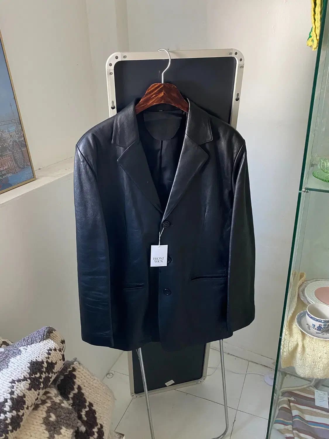 빈티지 리얼 레더 자켓 (Man M) 12388 상품이미지1