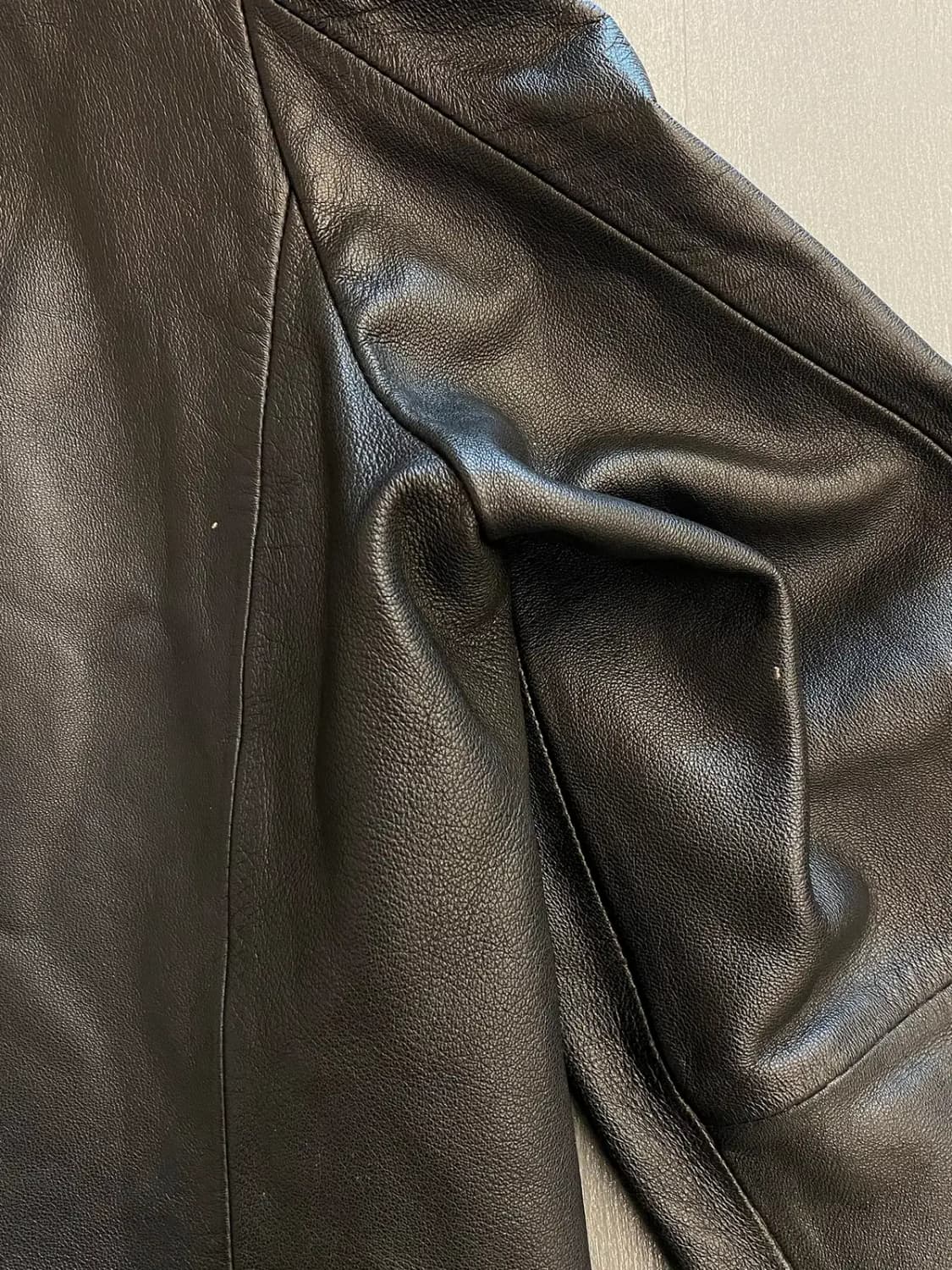 빈티지 리얼 레더 자켓 (Man M) 12388 상품이미지8