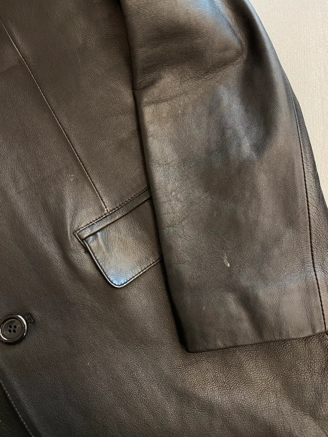 빈티지 리얼 레더 자켓 (Man M) 12388 상품이미지9