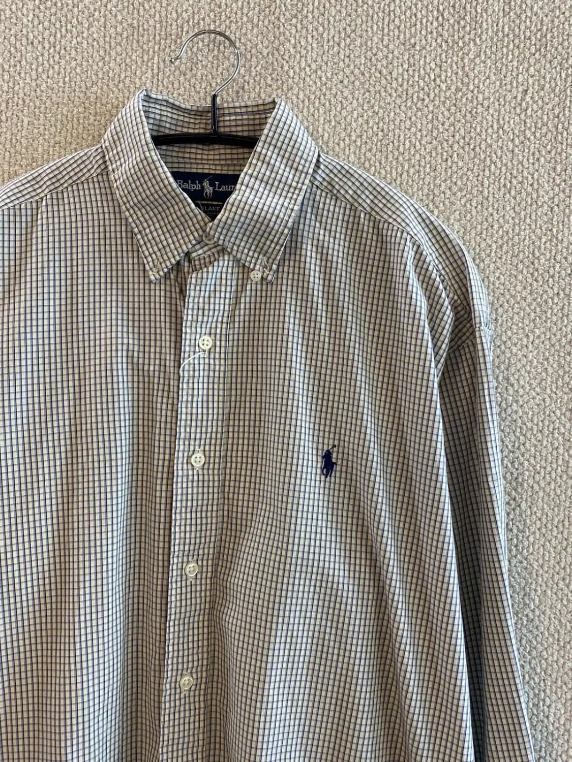 폴로 랄프로렌 체크 셔츠 (Man 2XL) B0825 상품이미지4