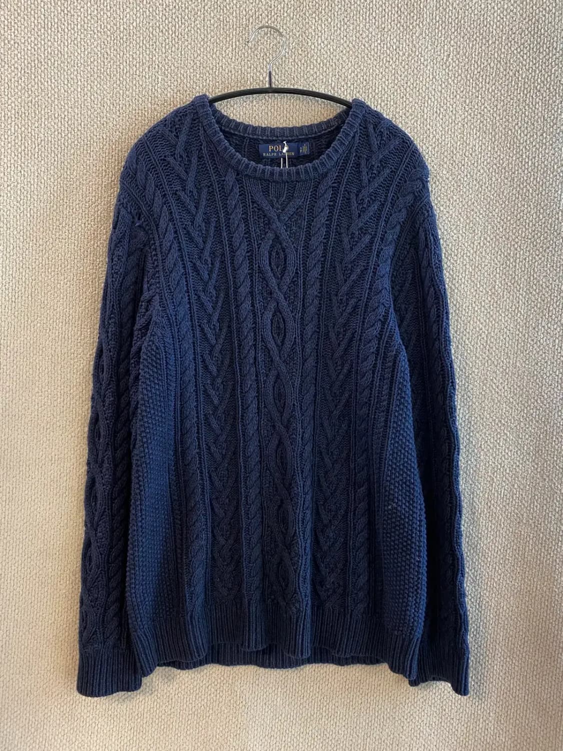 폴로 랄프로렌 케이블 니트 (Man S~M) B0824 상품이미지2