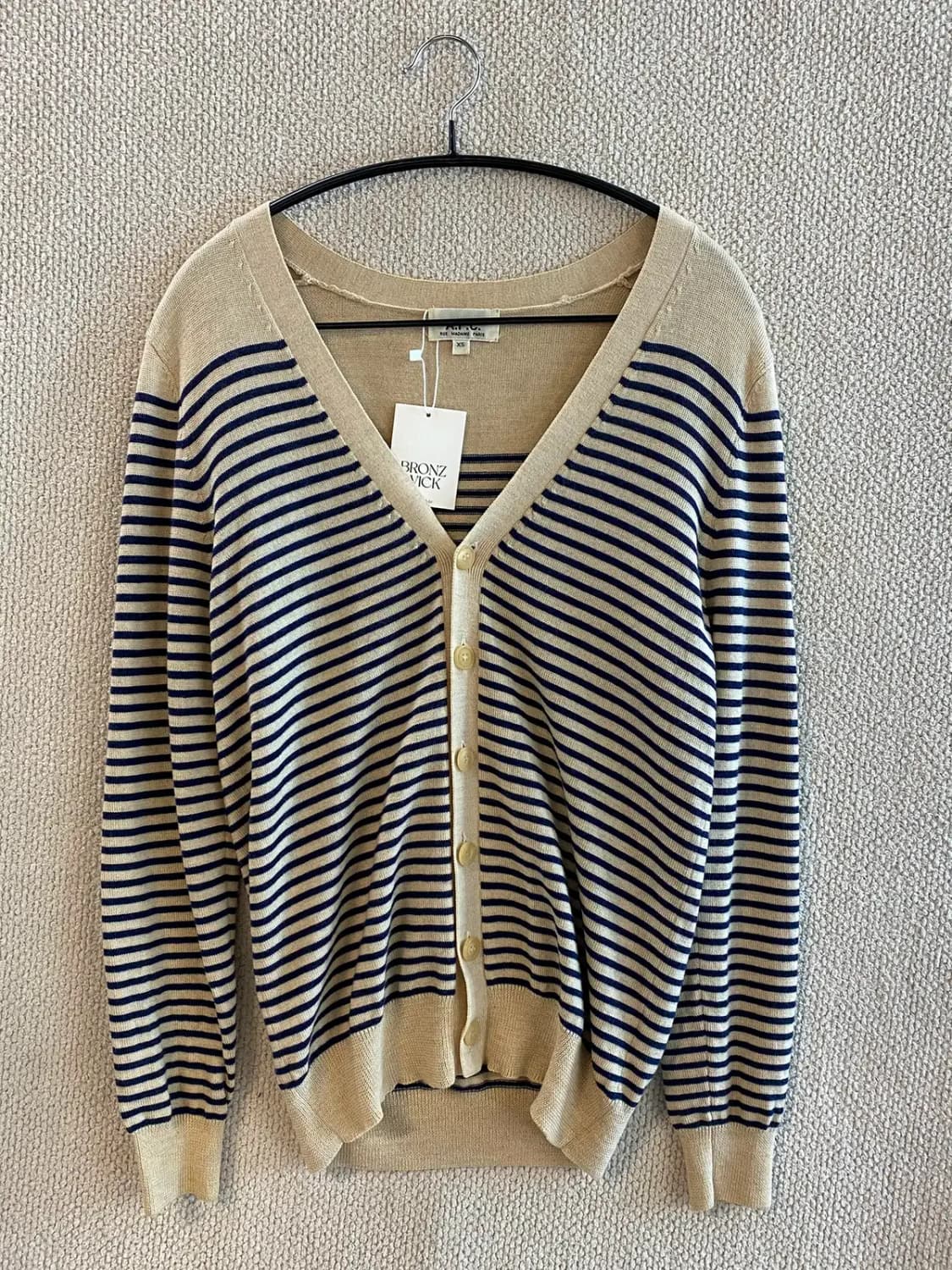 아페쎄 스트라이프 가디건 (Woman S) B0823 상품이미지2