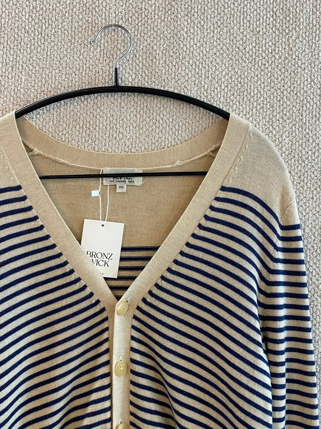 아페쎄 스트라이프 가디건 (Woman S) B0823 상품이미지3