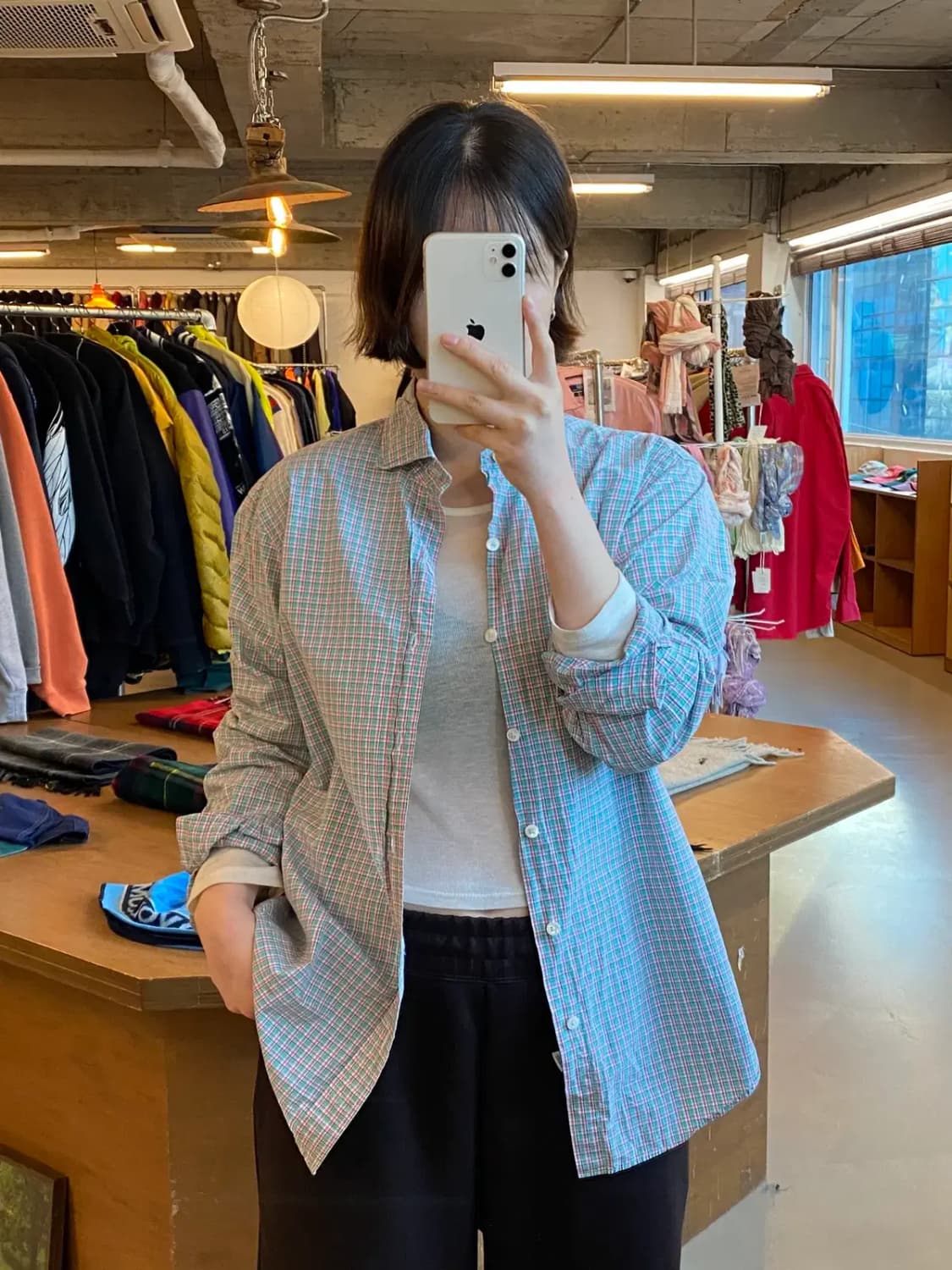 폴로 랄프로렌 체크 셔츠 (Man S~M) B0820 상품이미지2