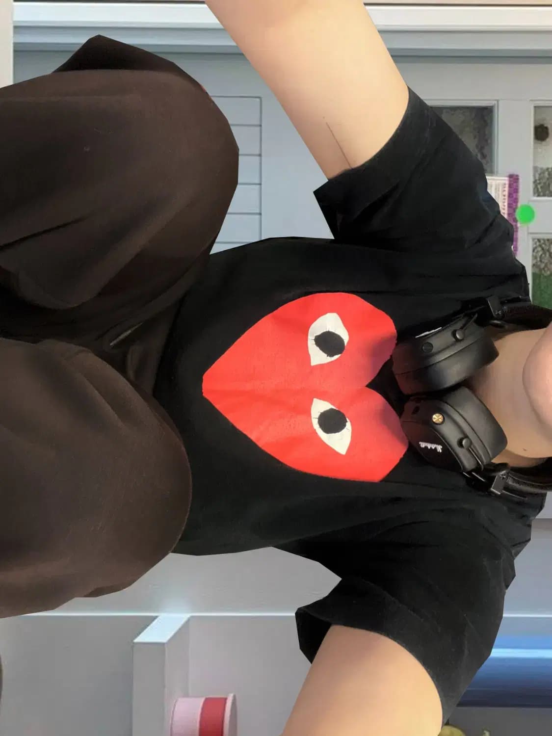 꼼데가르송 1/2 티셔츠 (Woman L) B0818 상품이미지1