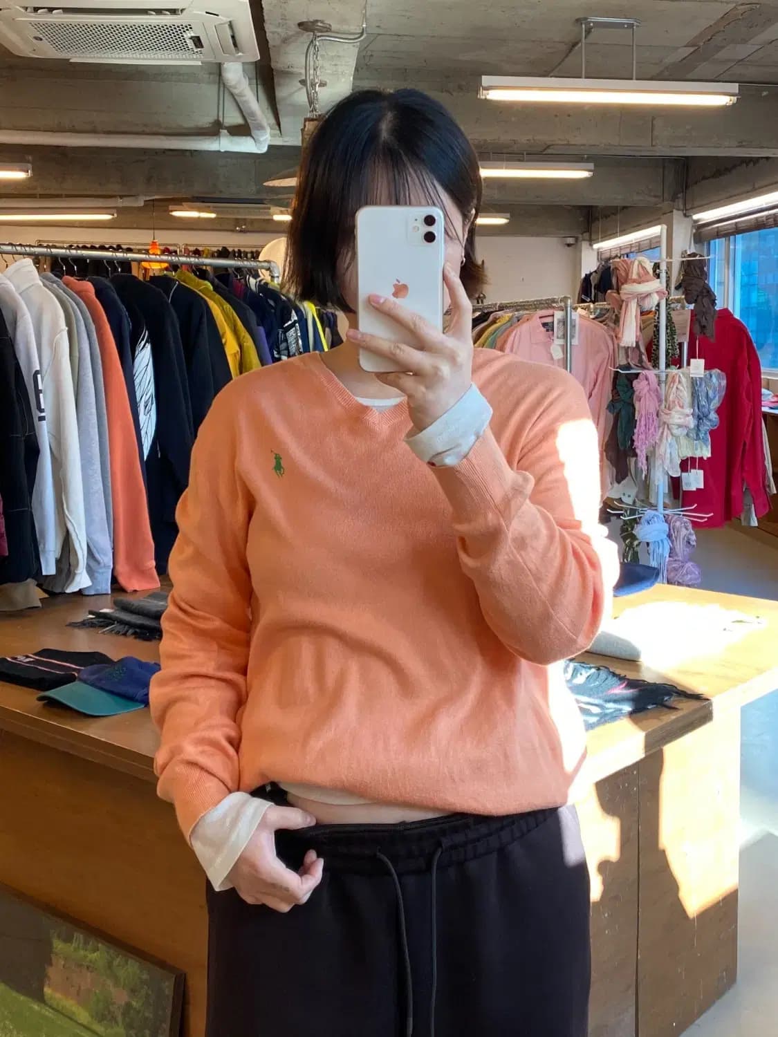 폴로 랄프로렌 브이넥 니트 (Man S) B0816 상품이미지1