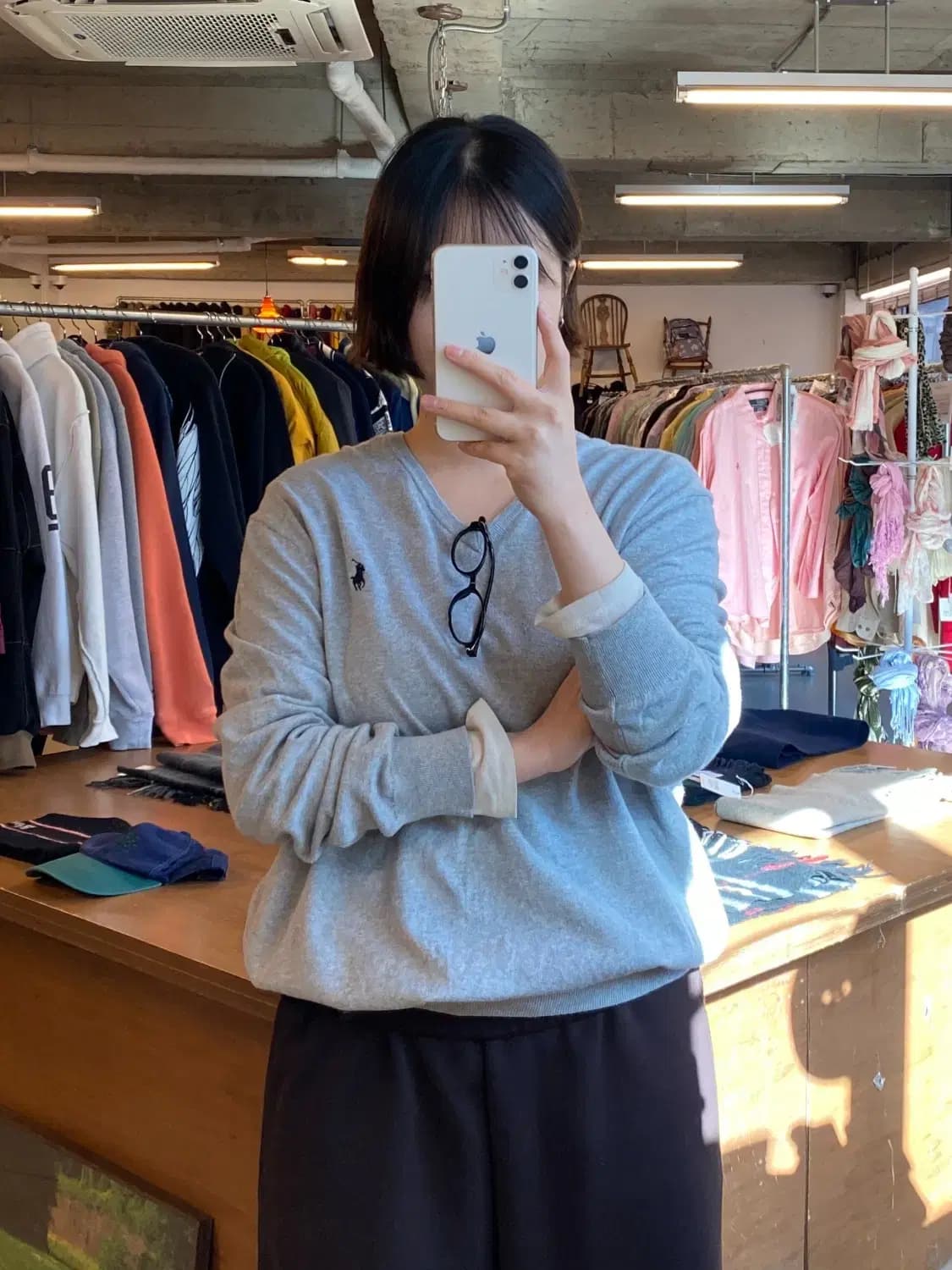 폴로 랄프로렌 브이넥 니트 (Man M) B0814 상품이미지1