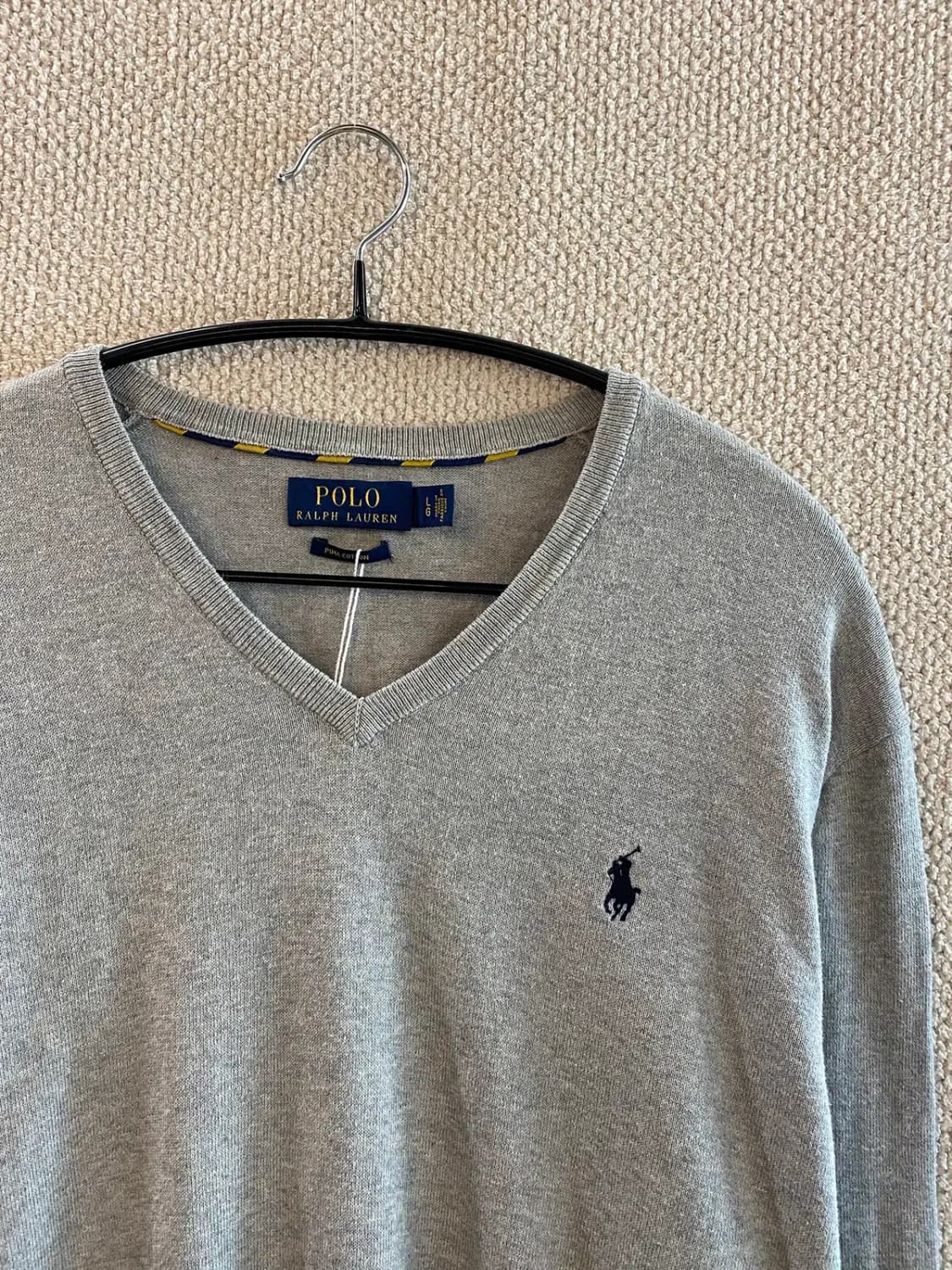 폴로 랄프로렌 브이넥 니트 (Man M) B0814 상품이미지4