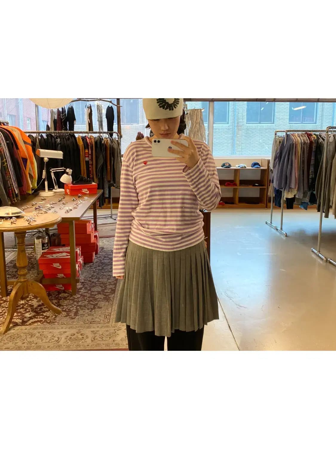 꼼데가르송 스트라이프 티셔츠 (Woman M) B0828 상품이미지1