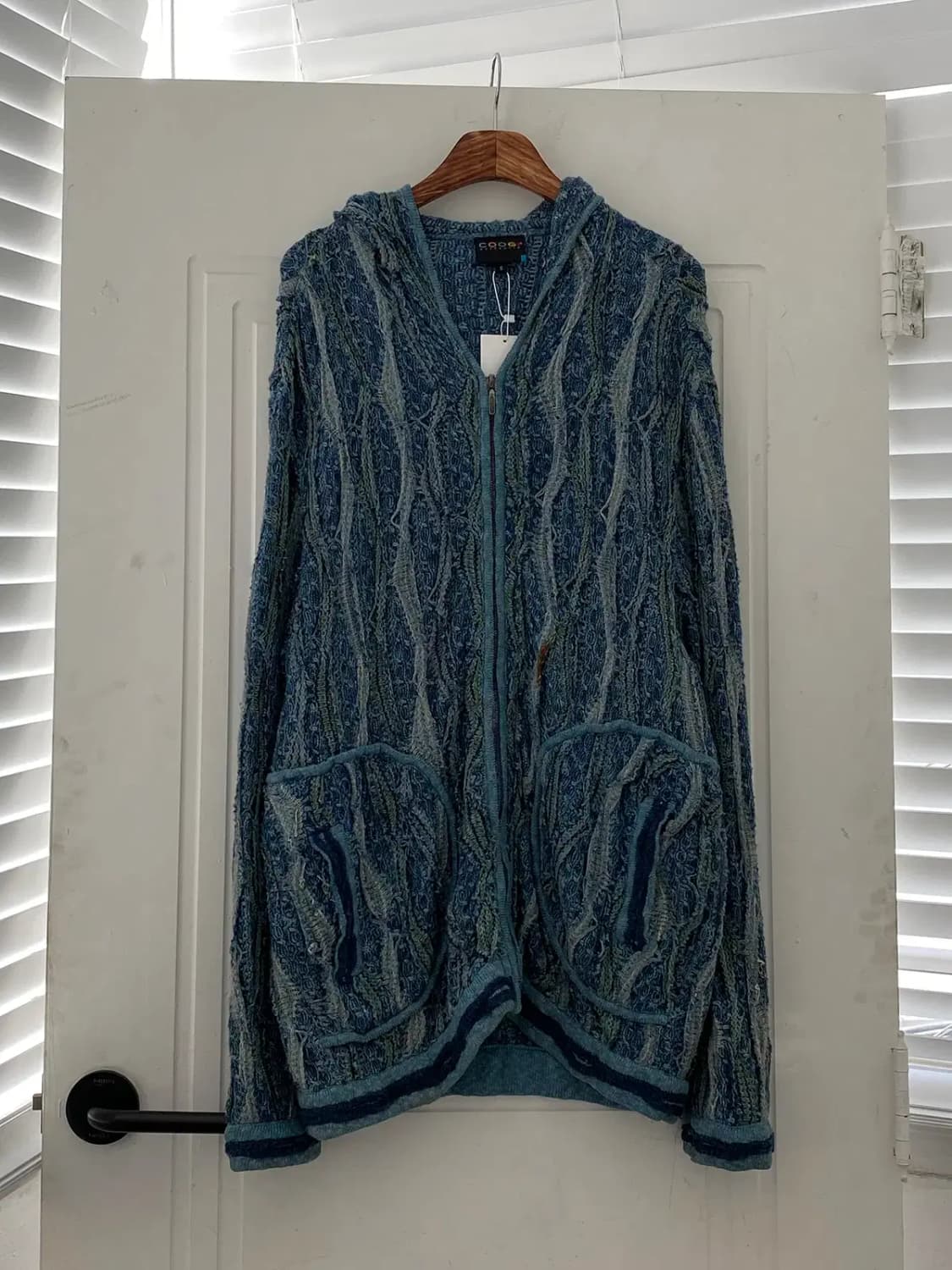 쿠지 후드 니트 집업 (Man 2XL) 12415 상품이미지2