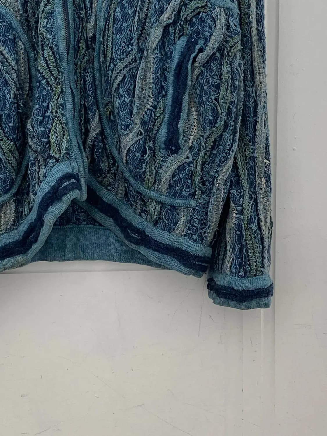 쿠지 후드 니트 집업 (Man 2XL) 12415 상품이미지5