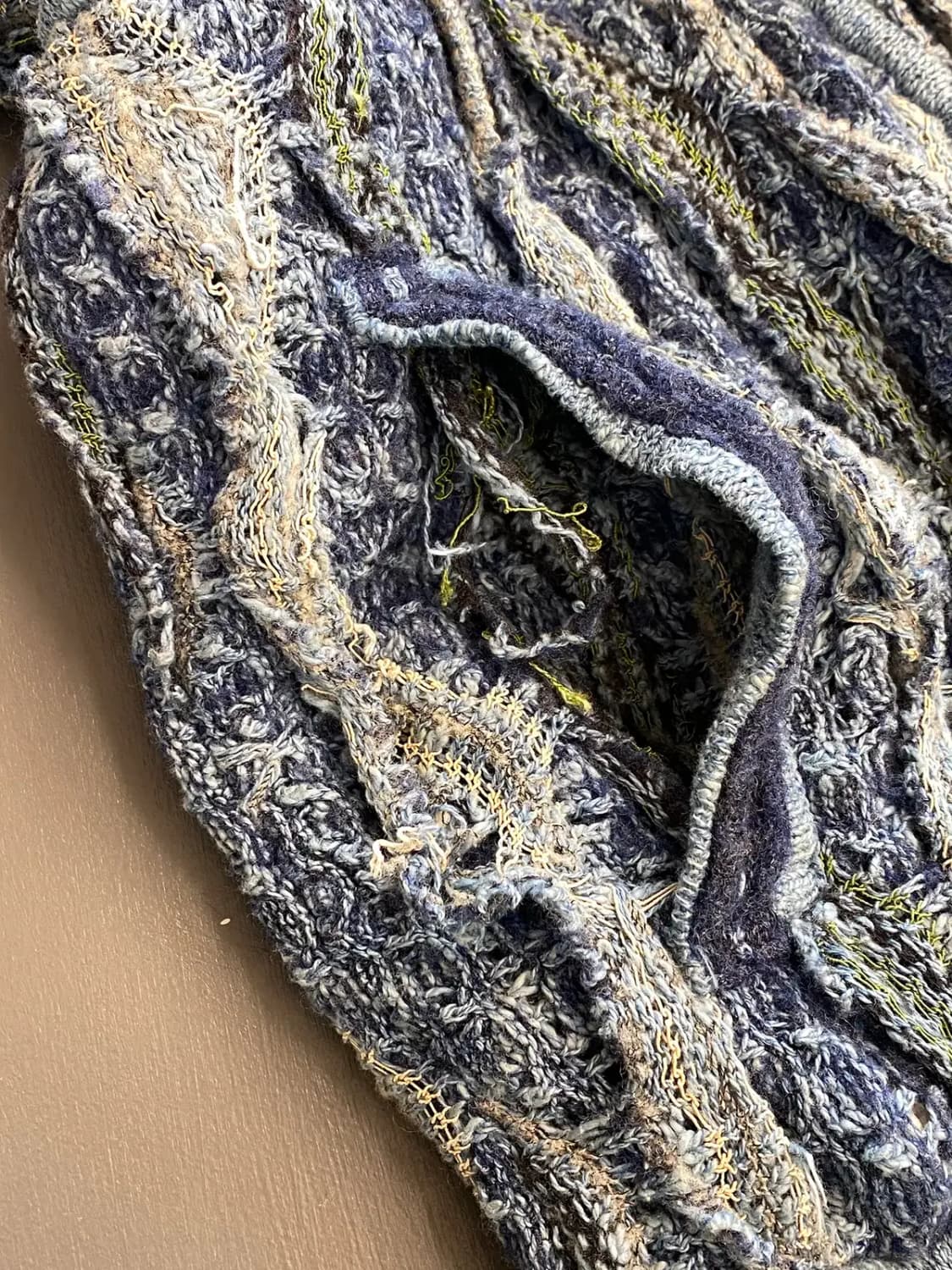 쿠지 후드 니트 집업 (Man 2XL) 12415 상품이미지7