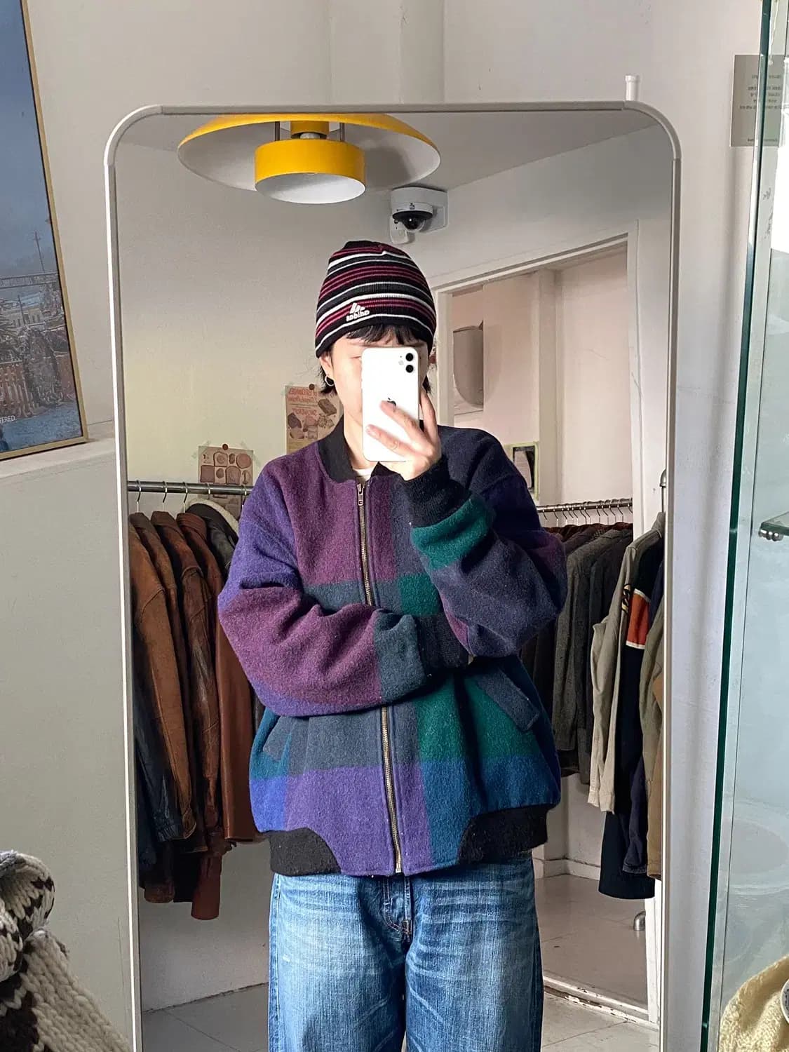 Woolnich 울 체크 자켓 (Man XL) 12410 상품이미지1